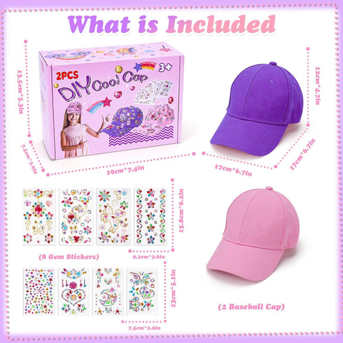 Toys for Girls- Crafts for Kids 6-8-10-7 Year Old Girl Gifts Cap Toys